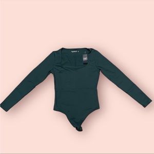 Woman New Green Abercrombie & Fitch Body Suit